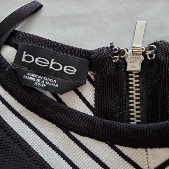 bebe Knit Cut-Out Crop Top - Picture 8 of 8